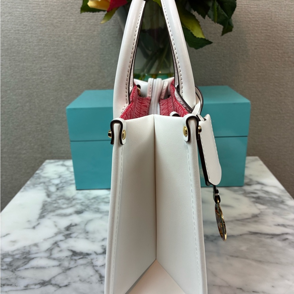 NWT Michael Kors Rainbow Pride Small Mirella Shopper Satchel Bag - MSRP $448 - Picture 3 of 8